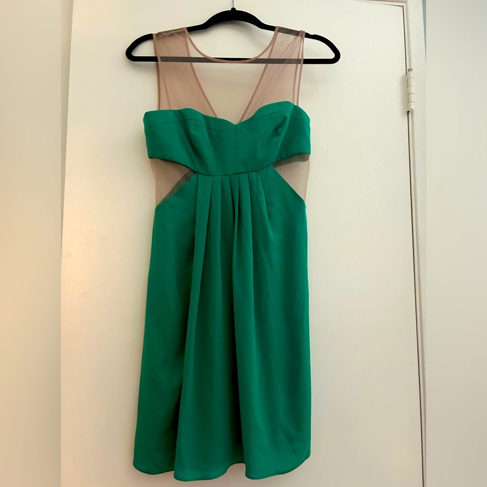 BCBG MaxAzria Kelly Green Dress